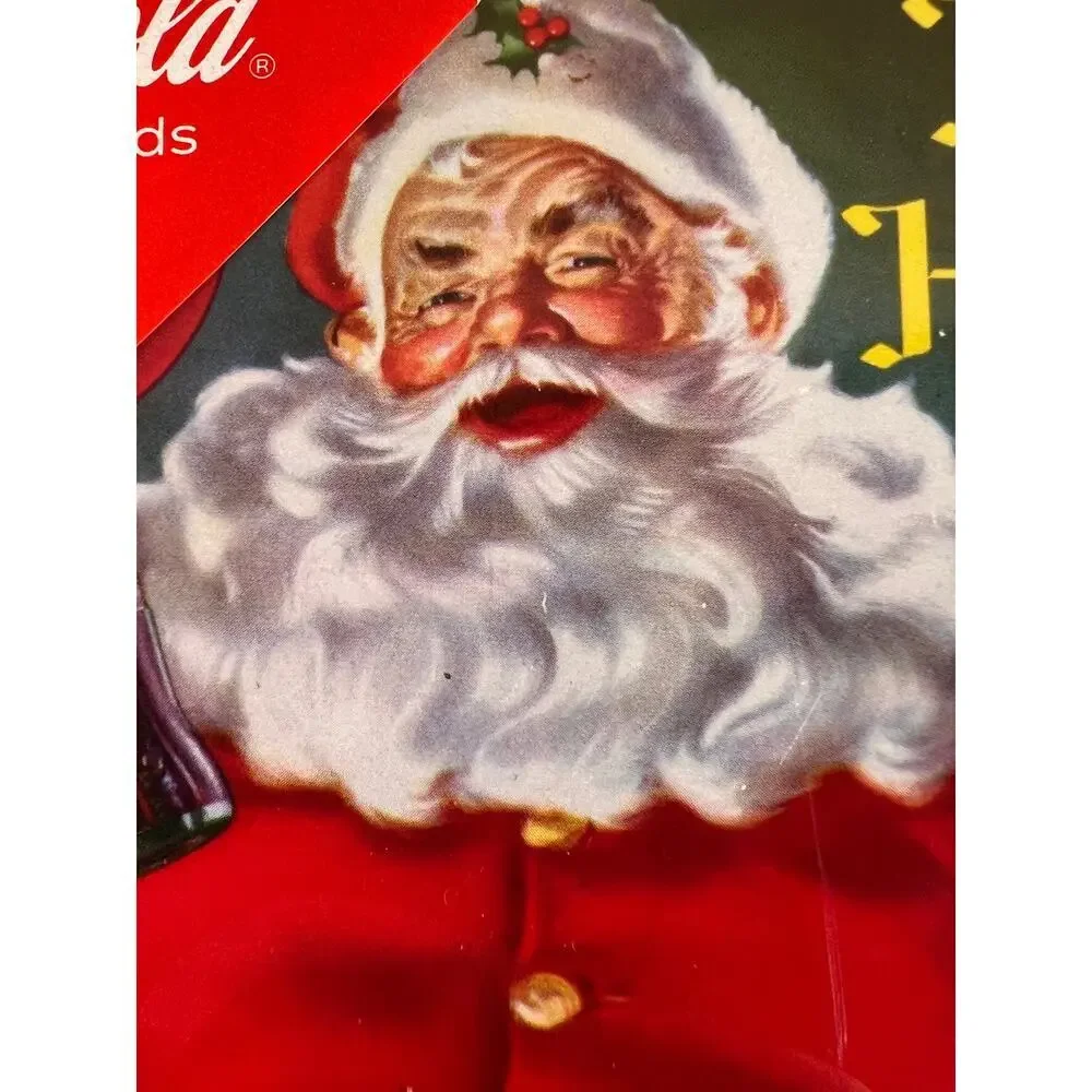 New Coca-Cola Santa Happy Holidays Christmas Cards Boxed 8